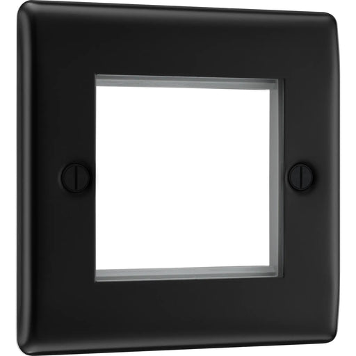 BG Electrical Euro Module - 2 module - square