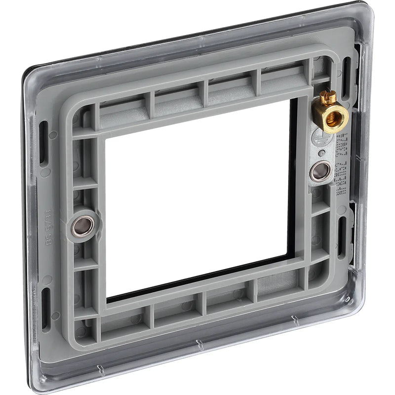 BG Electrical Euro Module - 2 module - square