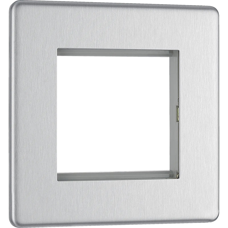 BG Electrical Euro Module - 2 module - square