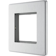 BG Electrical Euro Module - 2 module - square