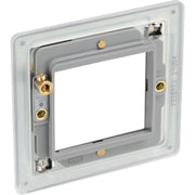 BG Electrical Euro Module - 2 module - square