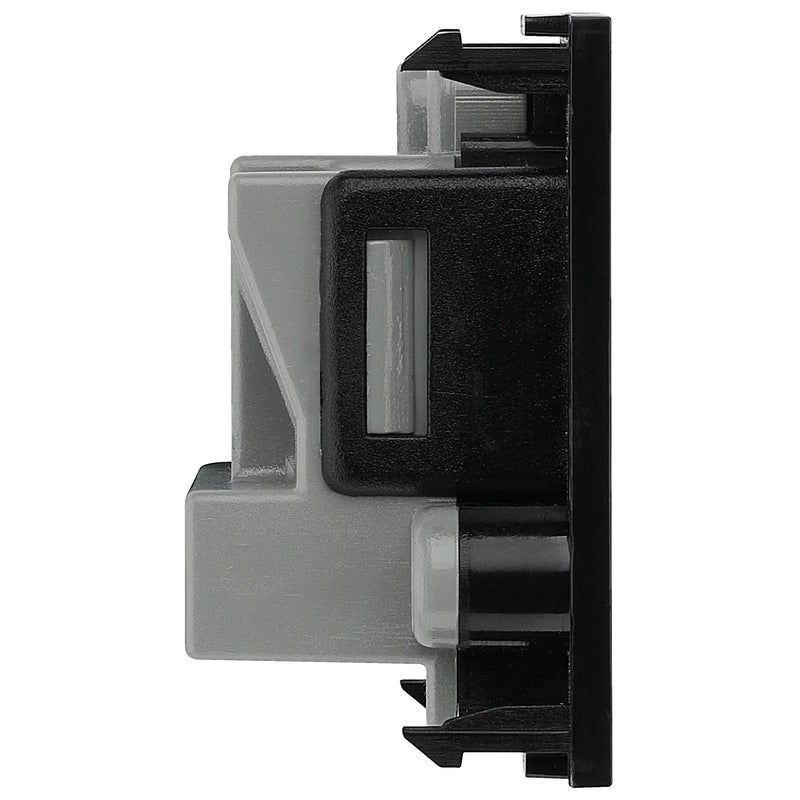 BG Electrical Euro Module - 5A round pin, unswitched socket