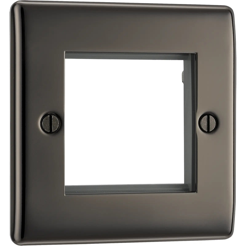 BG Electrical Euro Module - 2 module - square