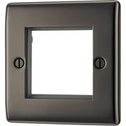 BG Electrical Euro Module - 2 module - square