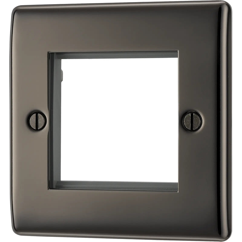BG Electrical Euro Module - 2 module - square