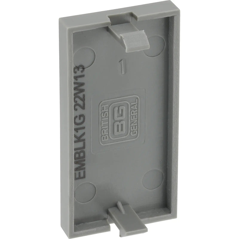 BG Electrical Euro Module - Blank (1pc)
