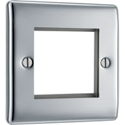 BG Electrical Euro Module - 2 module - square