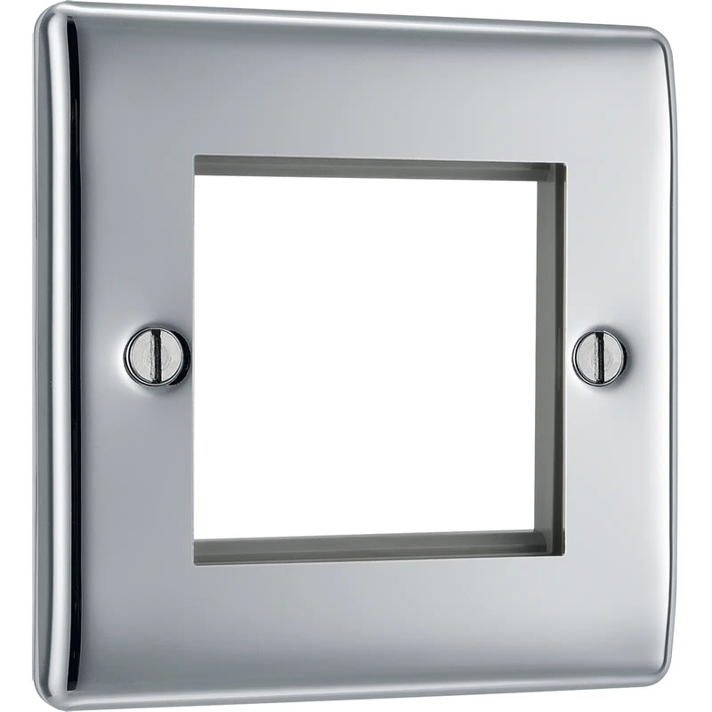 BG Electrical Euro Module - 2 module - square