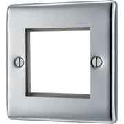 BG Electrical Euro Module - 2 module - square