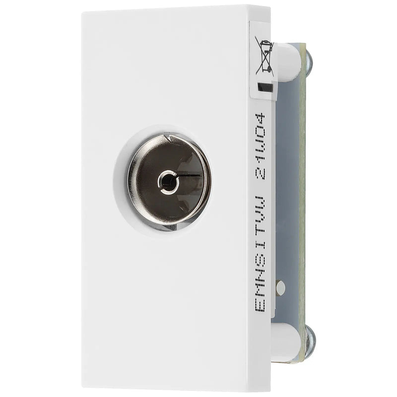 BG Electrical Euro Module - Co-Axial (isolated) connection