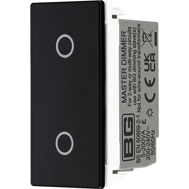 BG Electrical Euro Module - Touch LED dimmer master