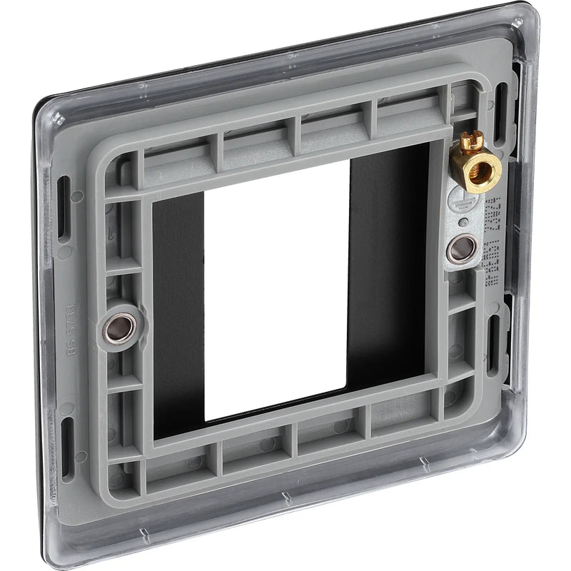 BG Electrical Euro Module - 1 module - square