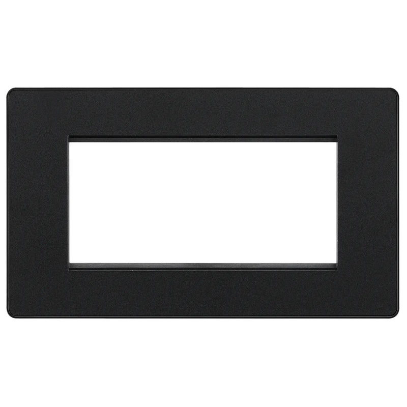 BG Electrical Euro Module - 4 module - rectangular