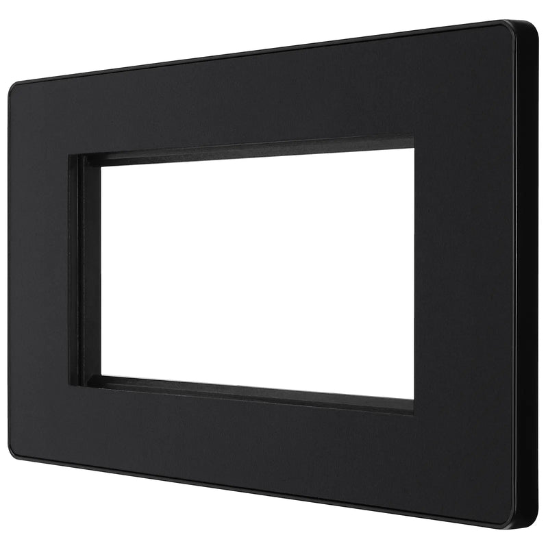 BG Electrical Euro Module - 4 module - rectangular