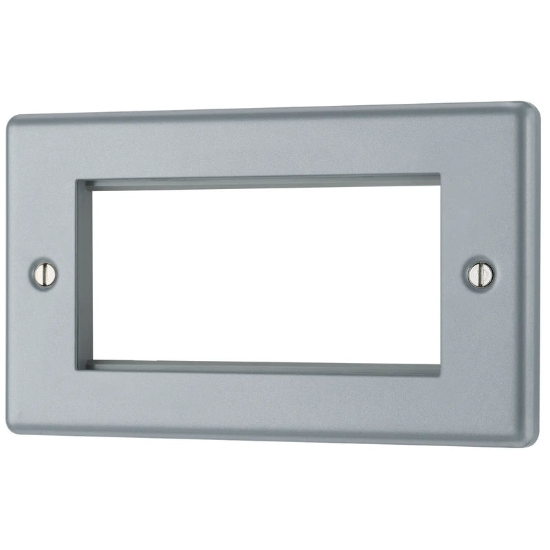 BG Electrical Euro Module - 4 module - rectangular