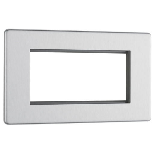 BG Electrical Euro Module - 4 module - rectangular