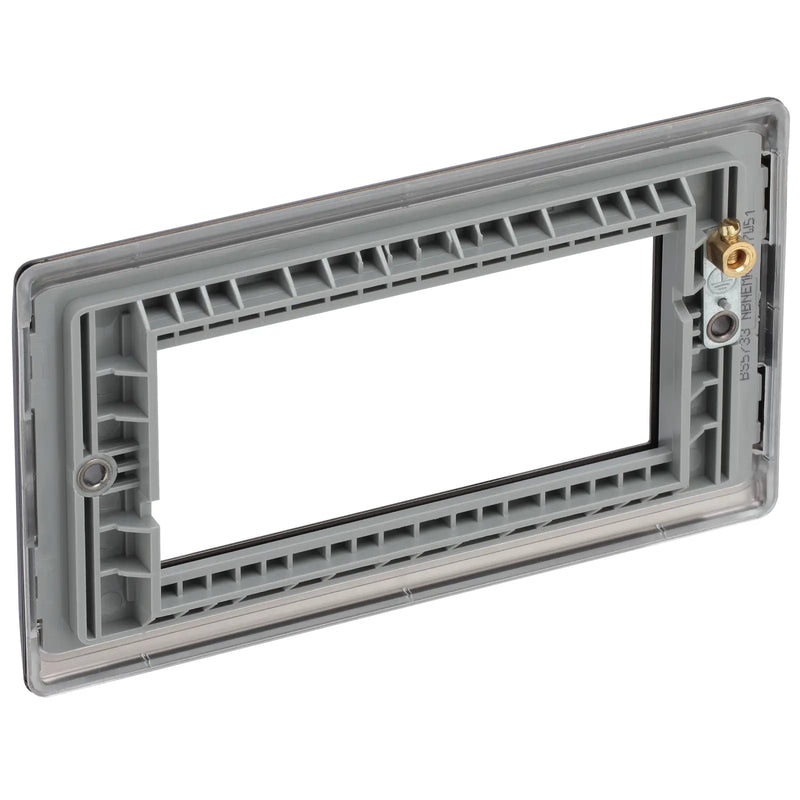 BG Electrical Euro Module - 4 module - rectangular