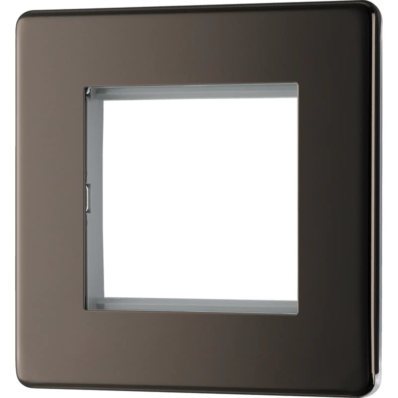 BG Electrical Euro Module - 2 module - square