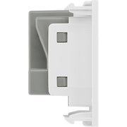 BG Electrical Euro Module - 13A (UK) unswitched socket