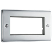 BG Electrical Euro Module - 4 module - rectangular