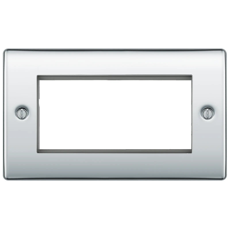 BG Electrical Euro Module - 4 module - rectangular