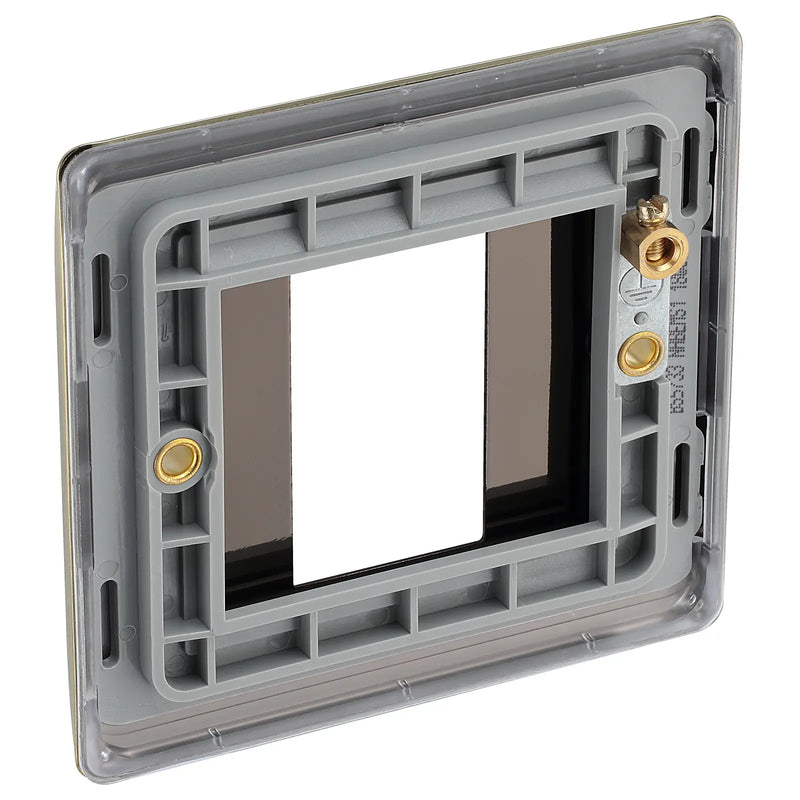 BG Electrical Euro Module - 1 module - square