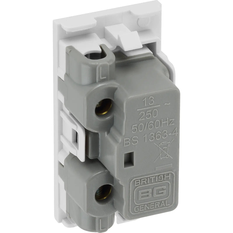 BG Electrical Euro Module - 13A fused module