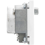 BG Electrical Euro Module - TV radio and satellite - TV IEC male, radio IEC female, satellite female