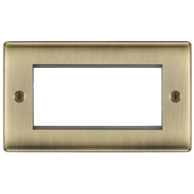 BG Electrical Euro Module - 4 module - rectangular