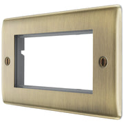 BG Electrical Euro Module - 4 module - rectangular