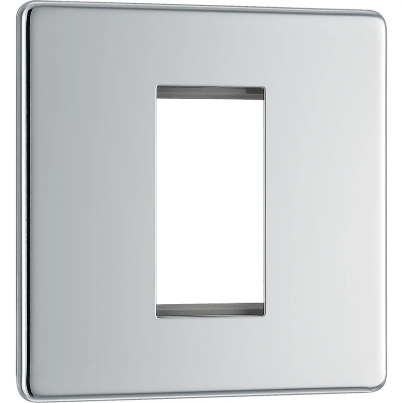 BG Electrical Euro Module - 1 module - square