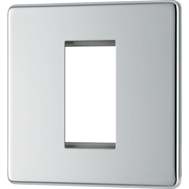 BG Electrical Euro Module - 1 module - square
