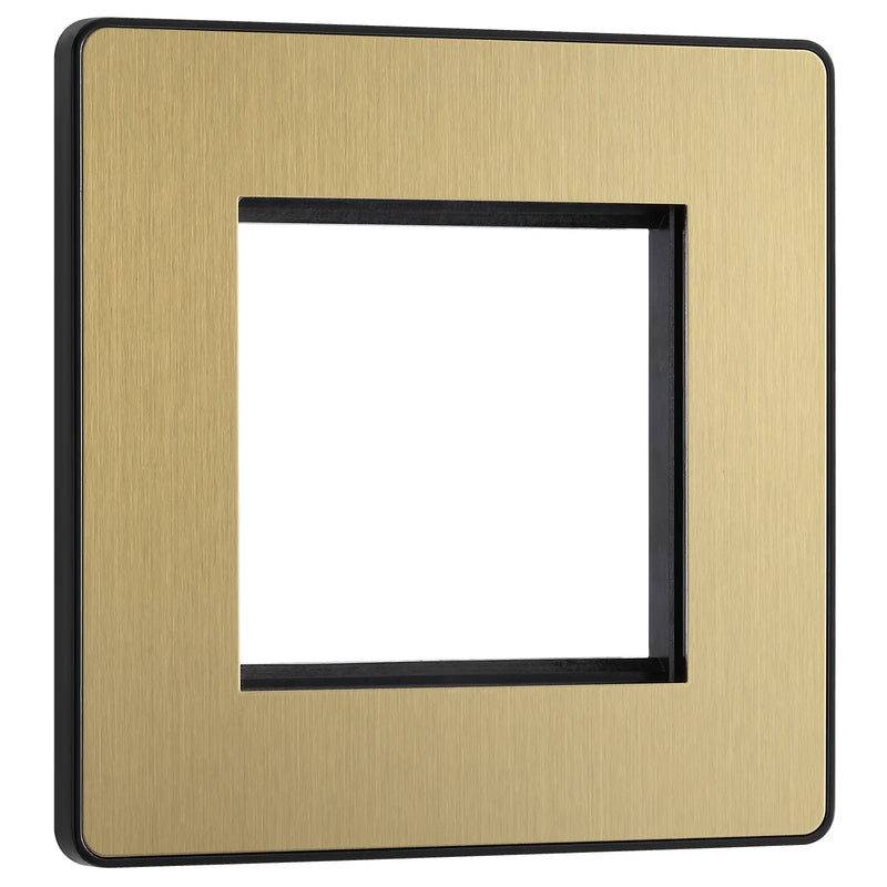 BG Electrical Euro Module - 2 module - square