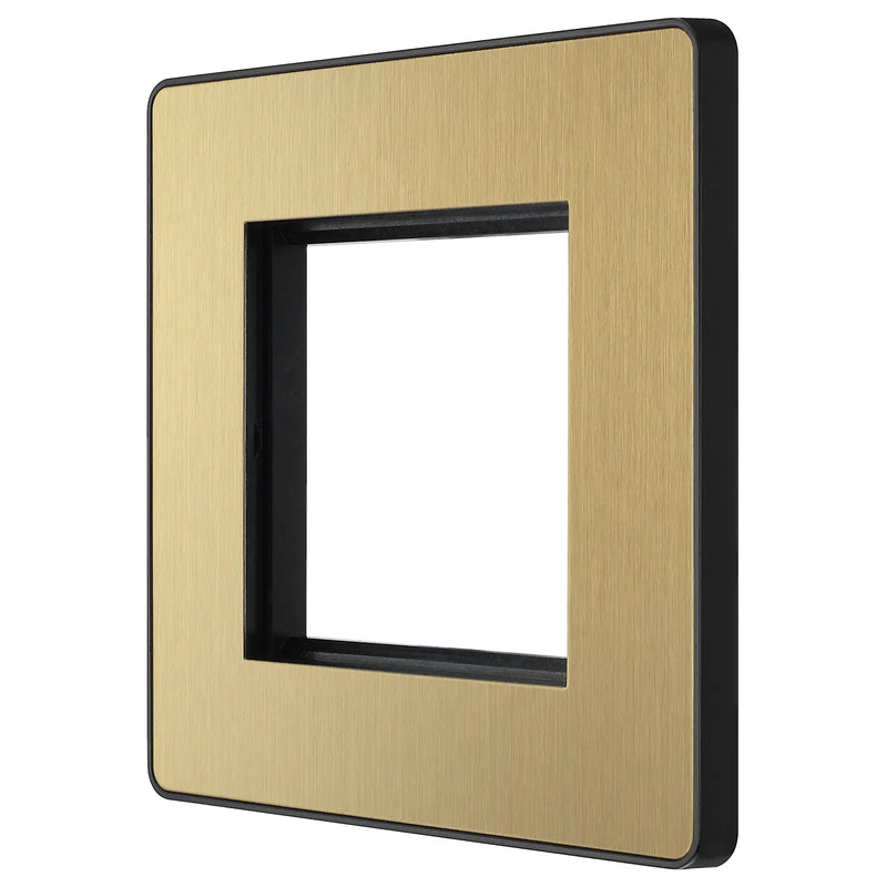 BG Electrical Euro Module - 2 module - square