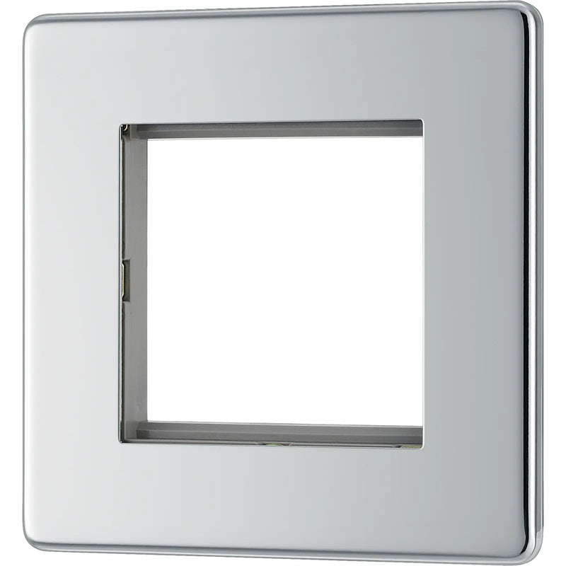 BG Electrical Euro Module - 2 module - square