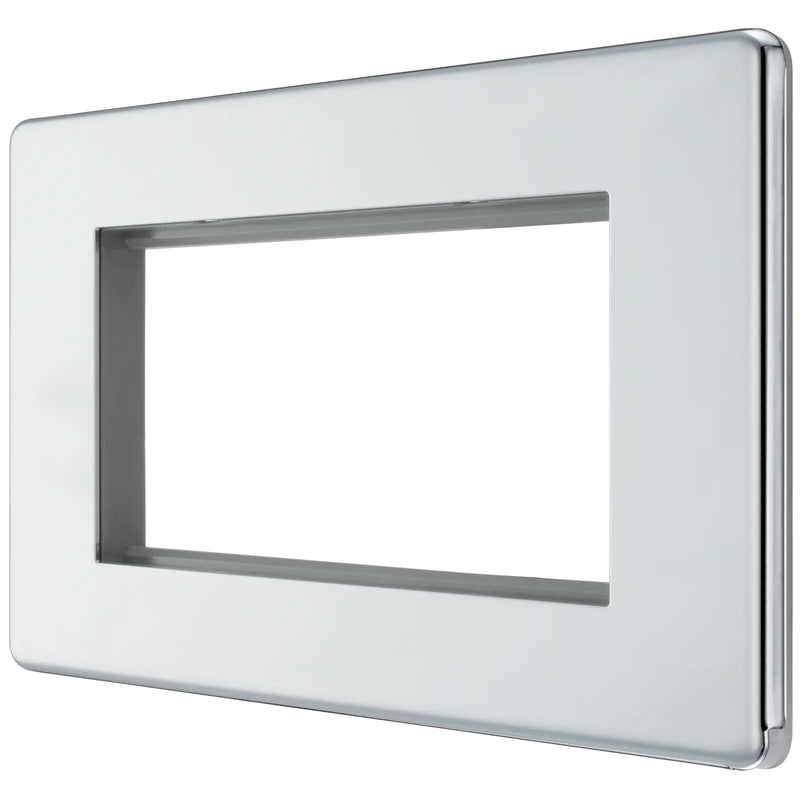 BG Electrical Euro Module - 4 module - rectangular