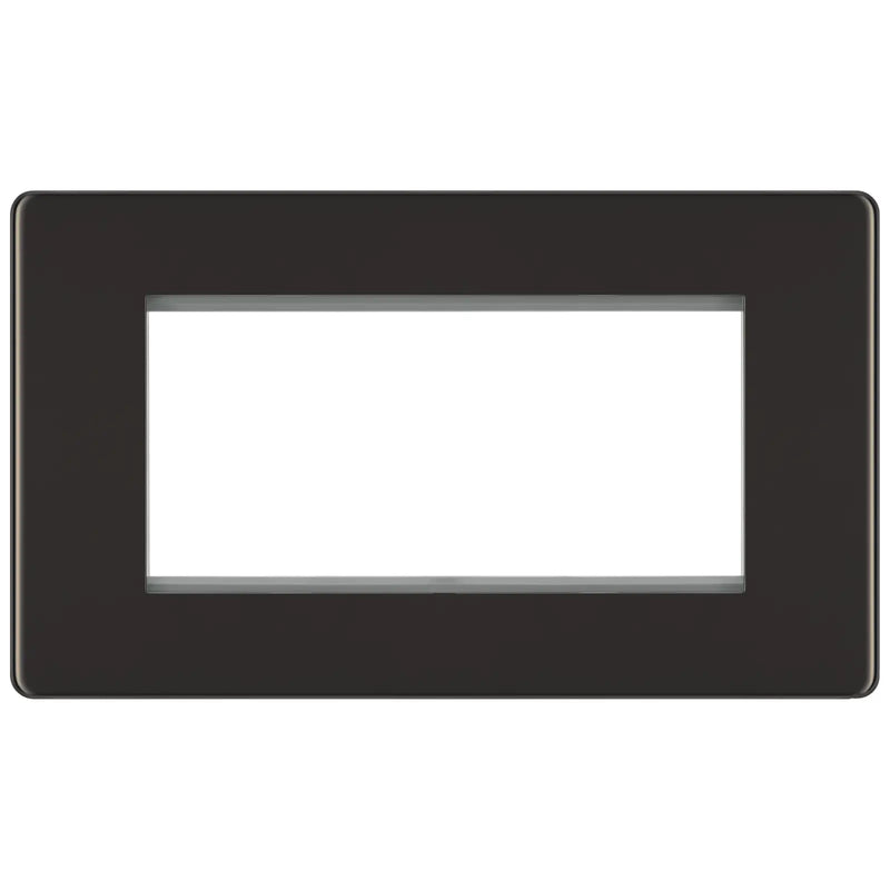 BG Electrical Euro Module - 4 module - rectangular