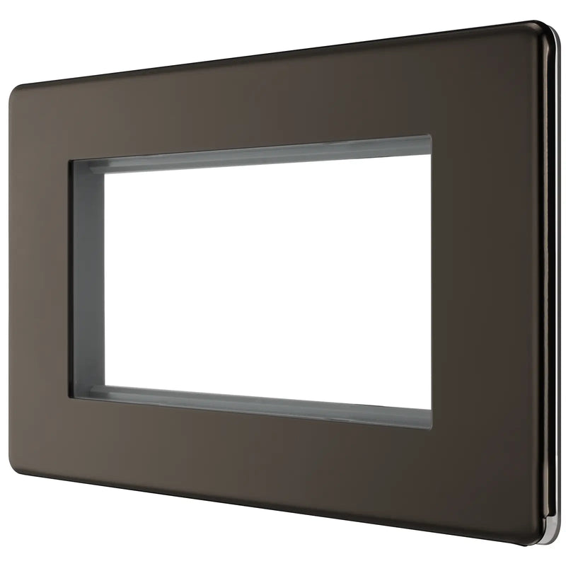 BG Electrical Euro Module - 4 module - rectangular
