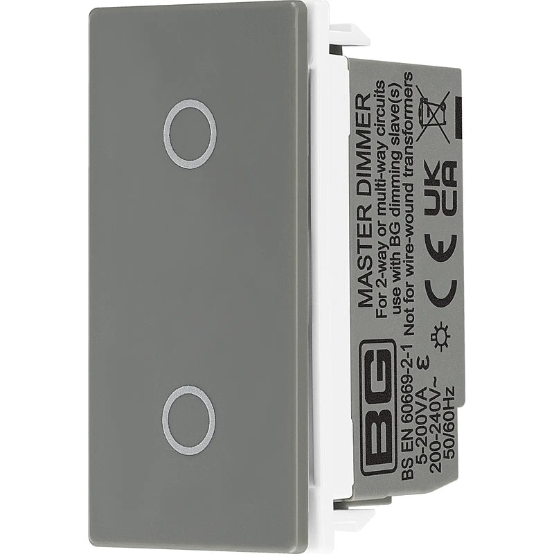BG Electrical Euro Module - Touch LED dimmer master
