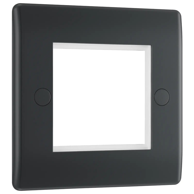 BG Electrical Euro Module - 2 module - square