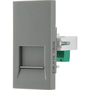 BG Electrical Euro Module - Telephone - RJ11 (screw)