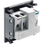 BG Electrical Euro Module - 13A (UK) unswitched socket