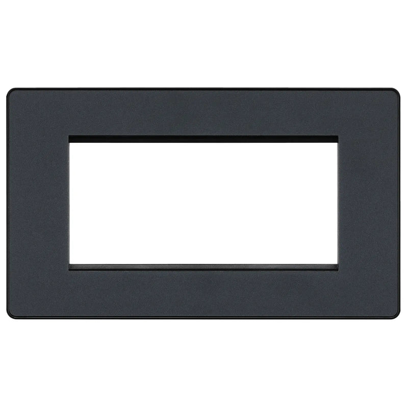 BG Electrical Euro Module - 4 module - rectangular