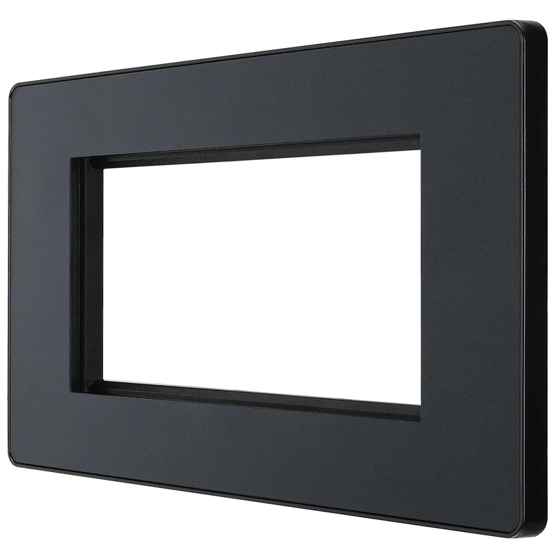 BG Electrical Euro Module - 4 module - rectangular