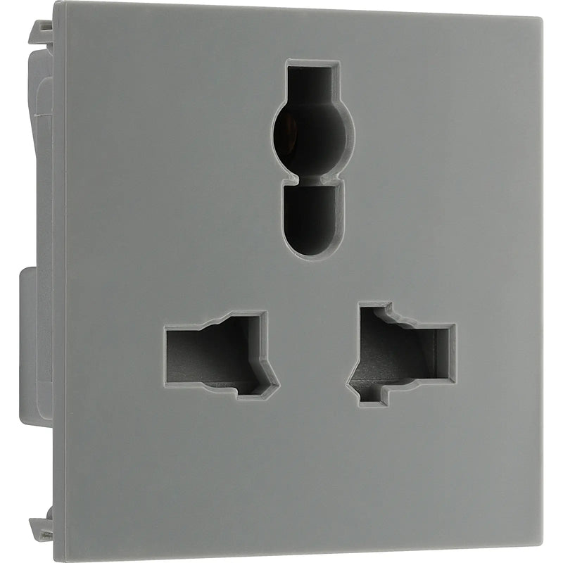 BG Electrical Euro Module - Universal unswitched socket