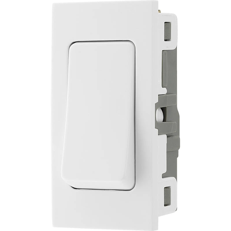BG Electrical Euro Module - 20 Amp double pole switch