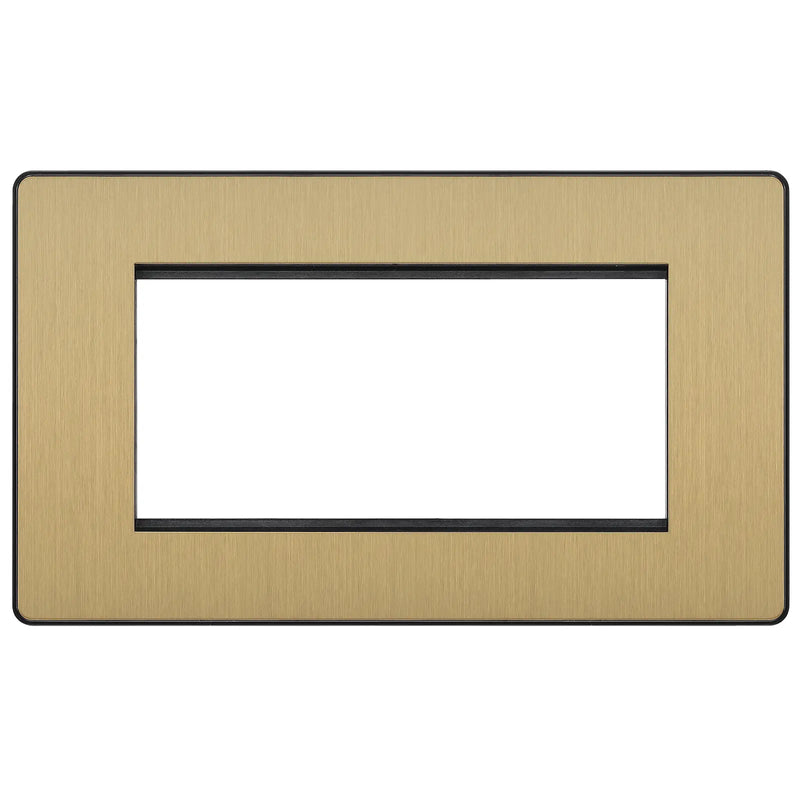 BG Electrical Euro Module - 4 module - rectangular