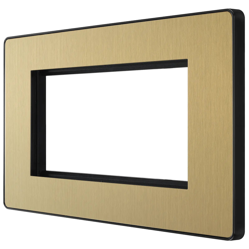 BG Electrical Euro Module - 4 module - rectangular