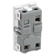 BG Electrical Euro Module - 20 AX 2 way, key switch, emergency lighting
