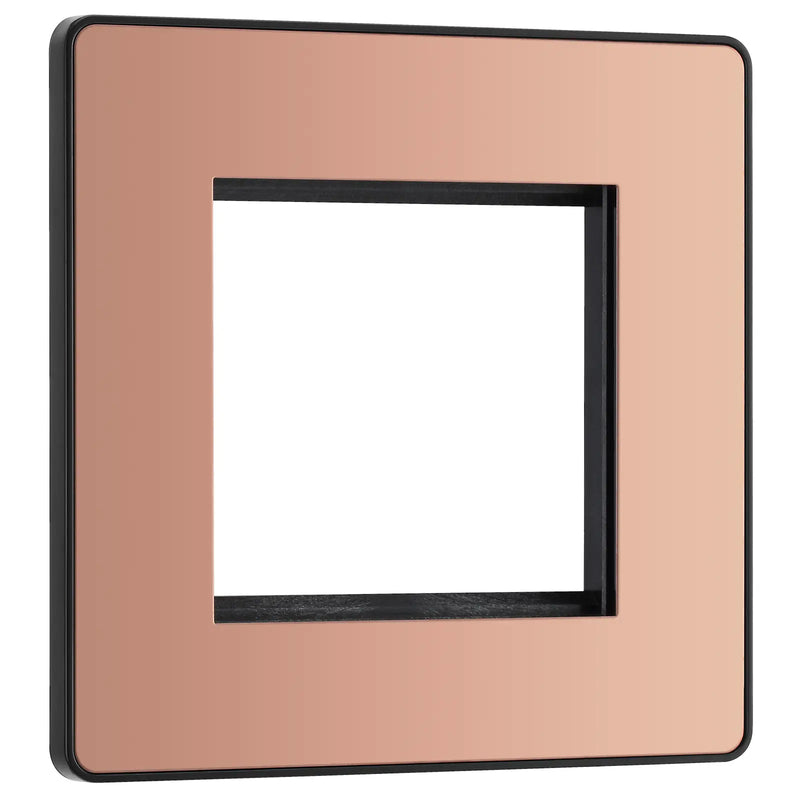 BG Electrical Euro Module - 2 module - square